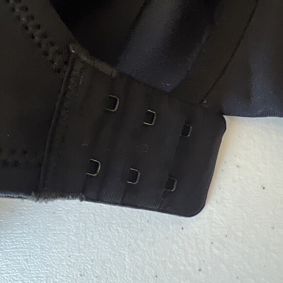 Vanity Fair 32 F Beauty back minimizer black bra size 32DDD Black 76080 - Picture 4 of 9